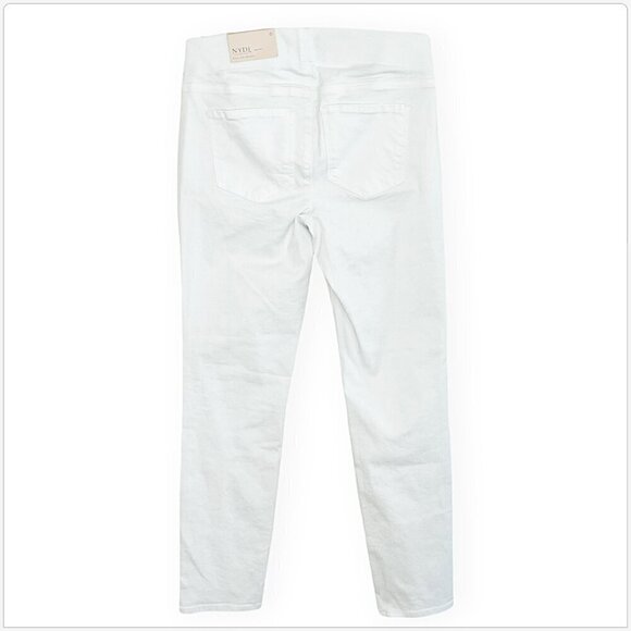 NYDJ Optic White Pull On Skinny Jeans Stretch Jeggings Lift Tuck Ankle NWT NEW 0 - Picture 4 of 6